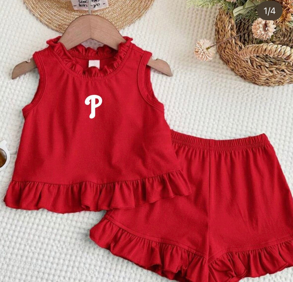 Girls Red Set
