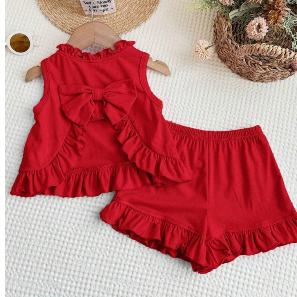 Girls Red Set