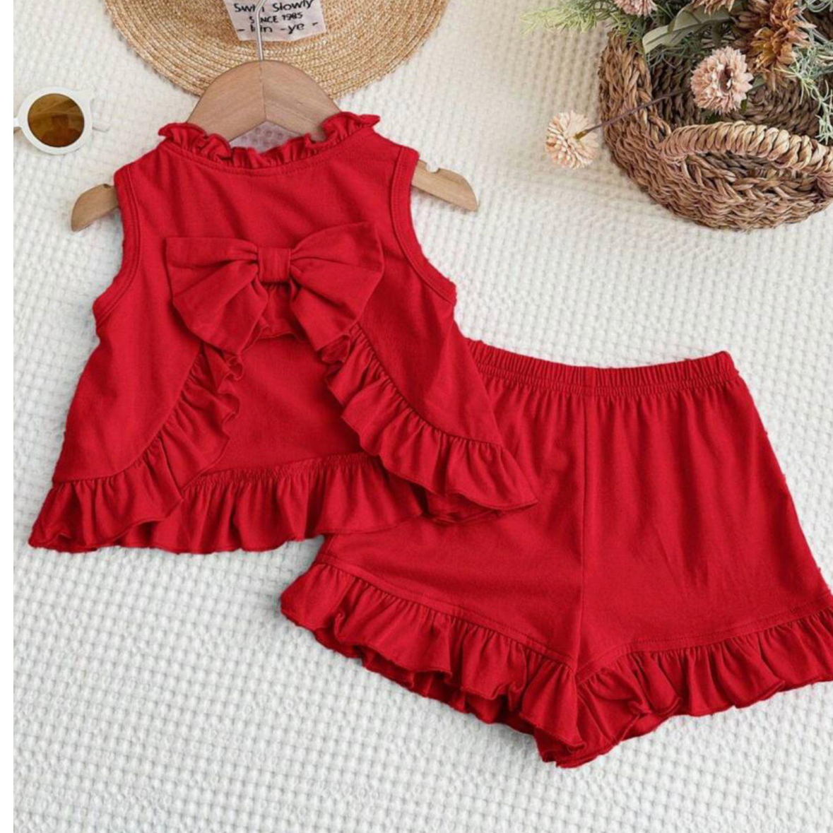 Girls Red Set