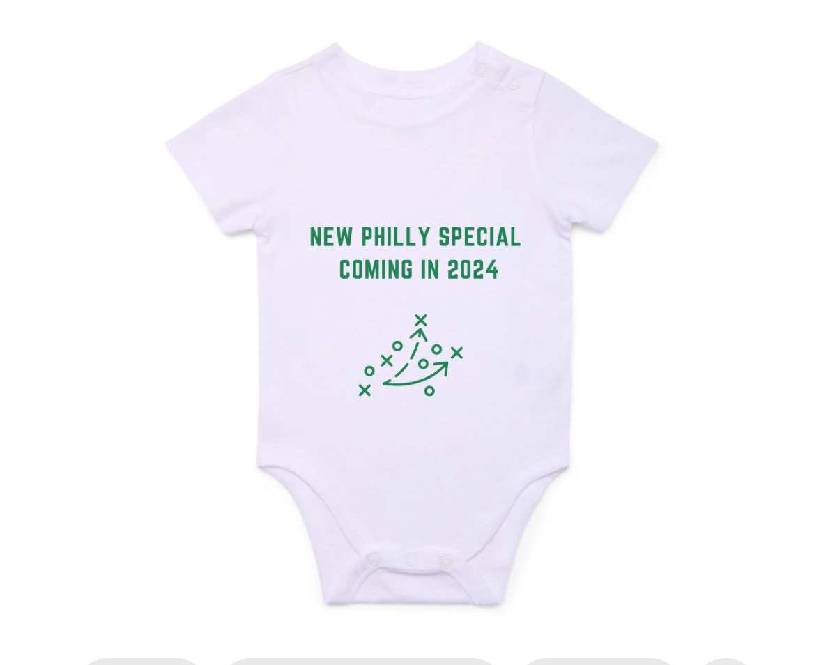 Baby Eagles Announcement Onesie
